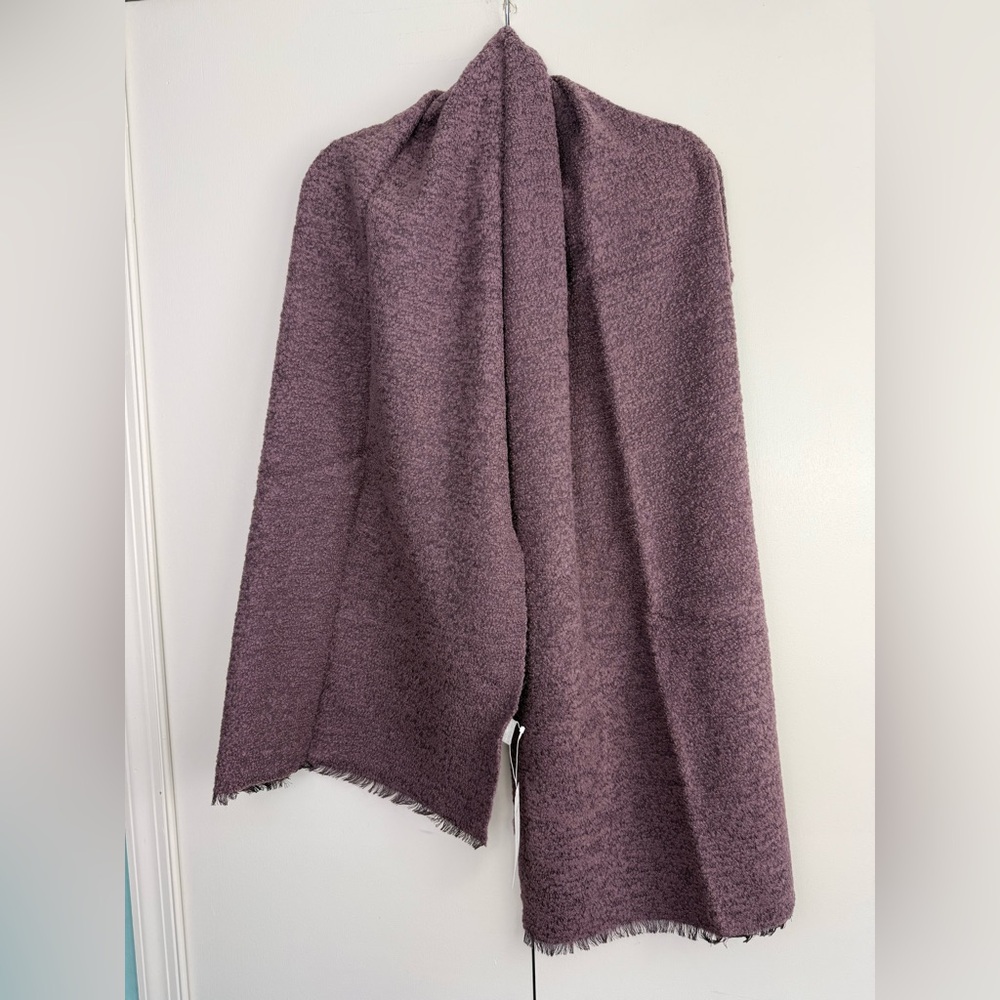 Eileen Fisher Plum Bliss Scarf F3TYX-A0357M OS MSRP 128.‎ NWT